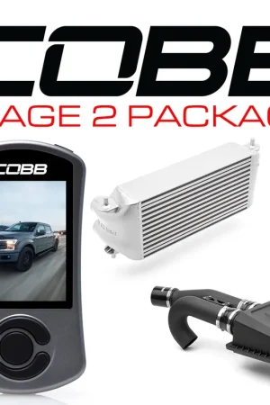 New Arrival Cobb 17-19 Ford F-150 Ecoboost 3.5L w/TCM Stage 2 Power Package - Silver (Factory Loc. I/C)