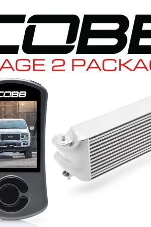 Crafted Cobb 18-20 Ford F-150 2.7L Stage 2 Power Package - Silver (Factory Loc. I/C + NO INTAKE)