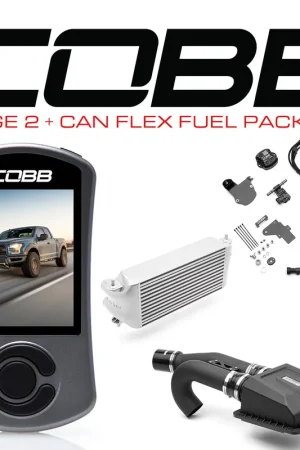 Cobb 17-20 Ford F-150 Ecoboost Raptor Stage 2+ CAN Flex Fuel Power Pkg (OE Loc I/C) - Silver Limited Edition