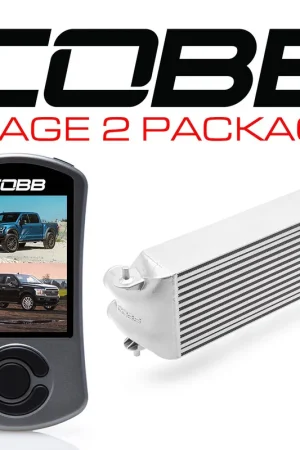 Fresh Stock Cobb Ford F-150 Ecoboost Raptor/Ltd. Stage 2 Power Package - Silver (Factory Loc. I/C + NO INTAKE)