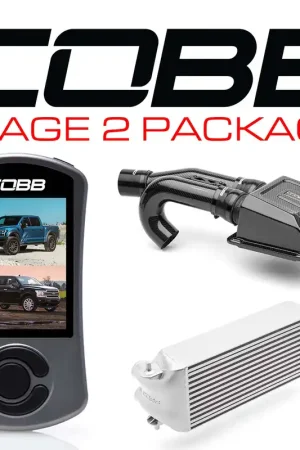 Cobb Ford F-150 Ecoboost Raptor/Ltd. Stage 2 Redline CF Power Pkg - Silver (Factory Loc. I/C) Authentic