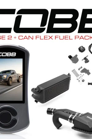 Final Sale Cobb 17-20 Ford F-150 Ecoboost Raptor w/TCM Stg2+ CAN FF Power Pkg (OE Loc I/C) - Black