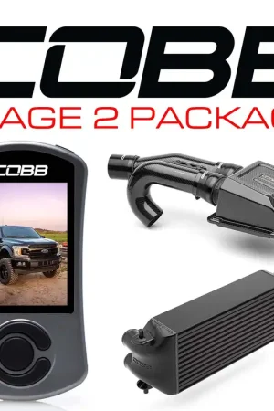 Cobb 2020 Ford F-150 Ecoboost 3.5L Stage 2 Redline CF Pwr Pkg - Black (Factory Loc. I/C) Professional Grade