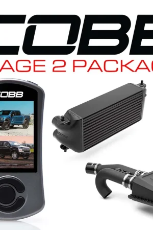 Cobb Ford F-150 Raptor/Ltd. Stage 2 Power Package - Black (Factory Location I/C) Viral