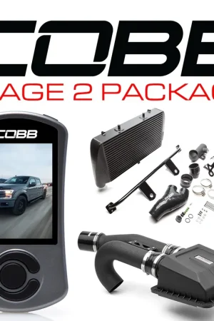 Cobb 17-19 Ford F-150 Ecoboost 3.5L w/TCM Stage 2 Power Package - Black Best Seller