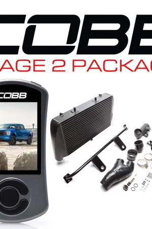 Limited Offer Cobb Cobb 21-22 Ford F-150 3.5L/Tremor Stage 2 Power Package - Black