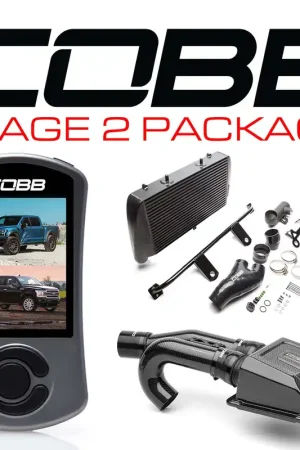 Big Sale Cobb 17-20 Ford F-150 Raptor Stage 2 Redline Carbon Fiber Power Package - Black