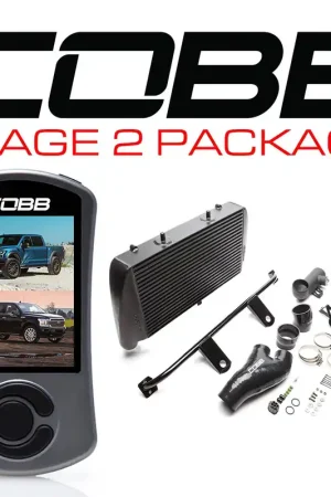 Best Choice Cobb Ford F-150 Ecoboost Raptor/Ltd. Stage 2 Power Package - Black (NO INTAKE)
