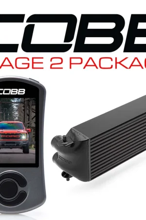 Cobb 21-22 Ford F-150 Raptor Stage 2 Power Pkg - Blk (Factory Location I/C) Authentic