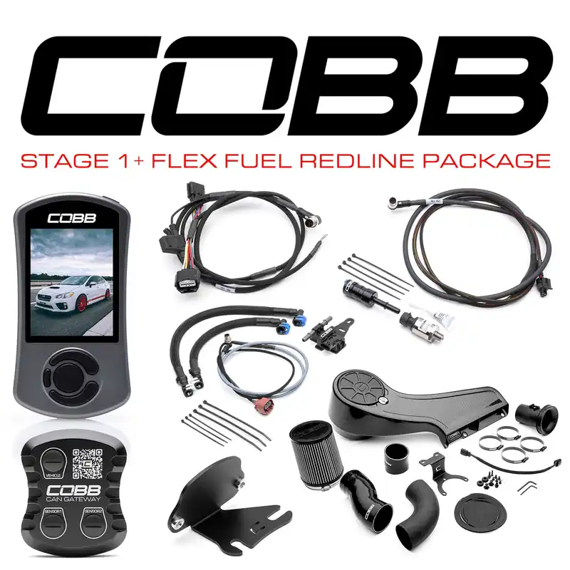 Cobb 15-17 Subaru Stage 1+ CAN Flex Fuel Redline Carbon Fiber Power Package Best Price