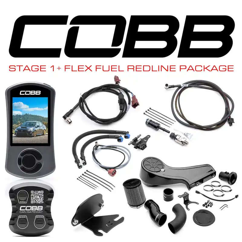 Cobb 18-21 Subaru Stage 1+ CAN Flex Fuel Redline Carbon Fiber Power Package Cheap