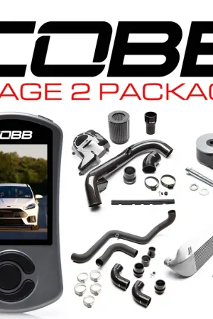 Cobb 16-18 Ford Focus RS Stage 2 Power Package - Silver Fast Shipping