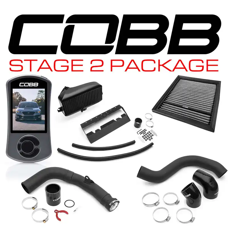Cobb 22-23 Subaru WRX Stage 2 Power Package - Black Money Back Guarantee