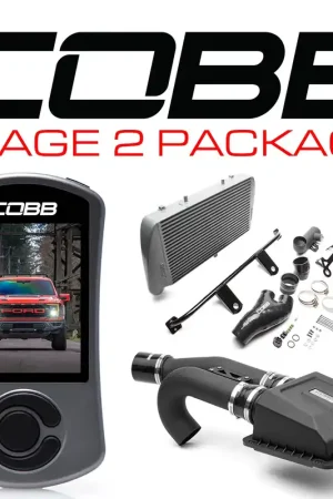 Cobb 21-22 Ford F-150 Raptor Stage 2 Power Package w/FMIC (w/ HCT Intake) - Silver Exclusive Offer
