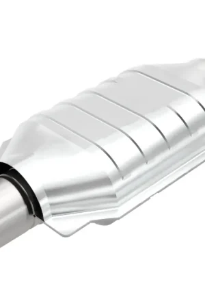 MagnaFlow Conv Univ 2.25in Inlet/Outlet Center/Center Oval 12in Body L x 7in W x 16in Overall L Mega Sale