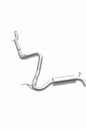 Budget MagnaFlow 12-14 Jeep Wrangler 3.6L Single Straight Rear P/S Exit Stainless C/b Perf Exhaust-Comp