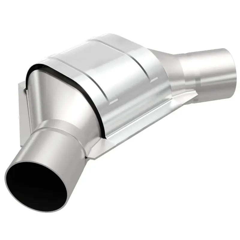 Discount MagnaFlow Conv Univ 2.00inch Angled Inlet/Outlet