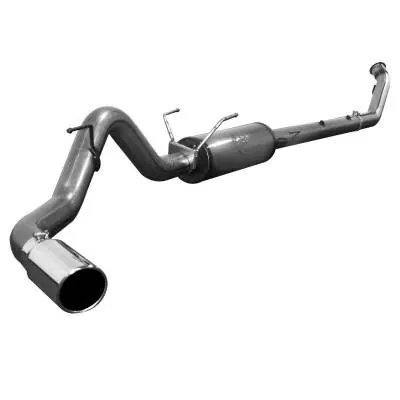 Dodge Ram aFe Large Bore HD Turbo-Back Exhaust System Aluminum - with Muffler - 49-12009 Buy Direct