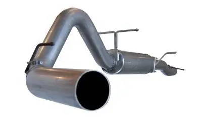 Ford F350 aFe Large Bore HD Cat-Back Exhaust System Aluminum - 49-13003 Professional Grade