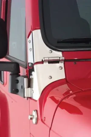 Jeep CJ Rampage Windshield Hinges - Stainless - 7403 Big Sale