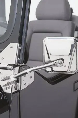 Jeep Wrangler Rampage Side Mirrors - Black - 7617 Hot Picks