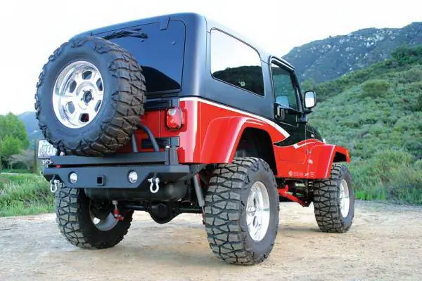 Next Day Delivery Jeep Wrangler Rampage Recovery Bumper - Rear - 76605