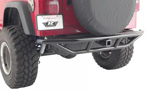 Fast Shipping Jeep Wrangler Rampage SRS Rear Bumper with Hitch - 76611