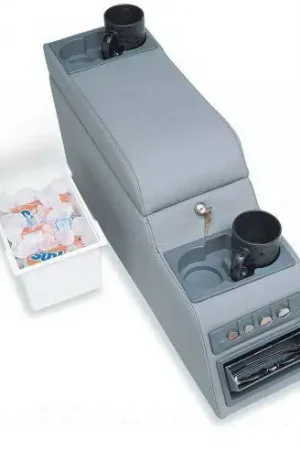 Warranty Included Jeep CJ Rampage Locking Center Console - Denim Black - 31515