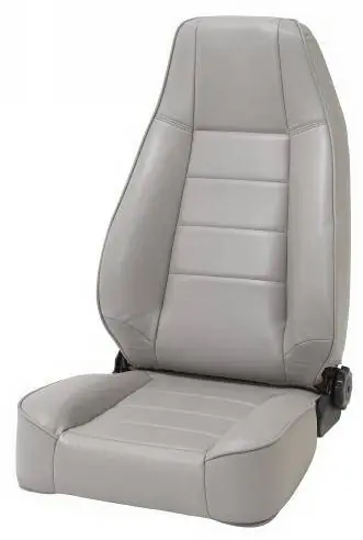 Grab Now Jeep Wrangler Rampage OE Style Replacement Seat with Recliner - Grey - 5045011