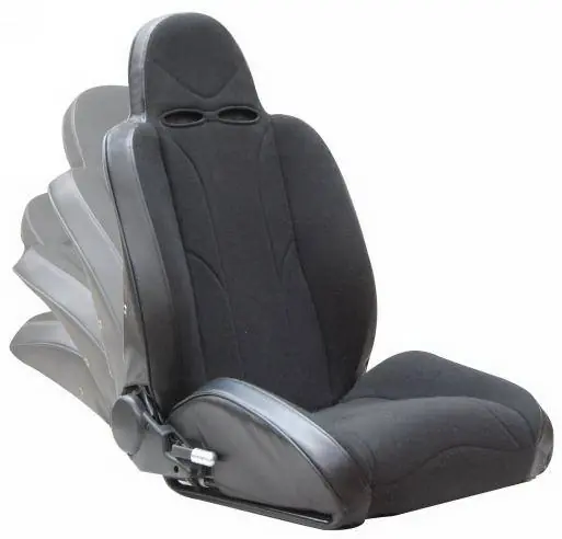Editor’s Pick Jeep Wrangler Rampage Off Road Full Reclining Suspension Seat - Driver Side - Black - 124201