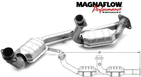 Modern MagnaFlow Direct Fit Front Y-Pipe Catalytic Converter - 50202