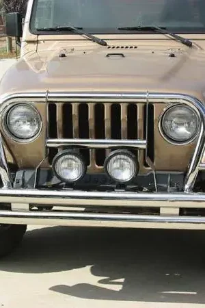 Place Order Jeep Wrangler Rampage Front Euro Grille Guard - Black - 7659
