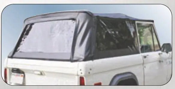 Ford Bronco Rampage Complete Top - Frame & Hardware - Black - 98501 Limited Edition