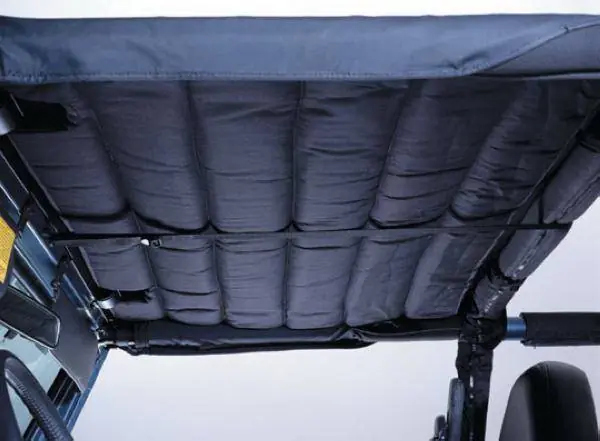 Order Now Jeep Wrangler Rampage Acoustic Brief Header & Mount - Denim Black - 893315