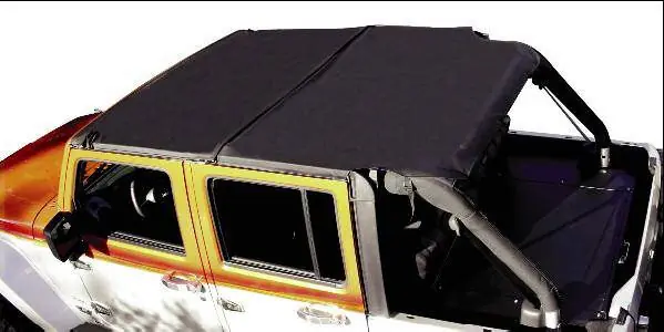 Jeep Wrangler Rampage Combo Brief & Topper - Black Mesh - 94401 In Demand
