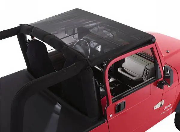Same Day Shipping Jeep Wrangler Rampage Mesh Island Topper with Pocket - 91805
