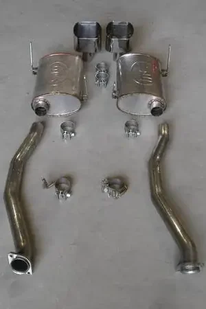 No Minimum Order BMW Z4 Stainless Works Dual Axle-Back Exhaust System - BMWM9802CB