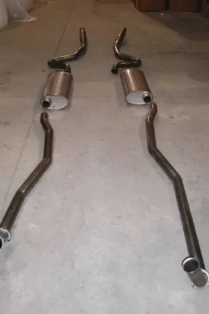Chevrolet Chevelle Stainless Works Exhaust System - Dual Muffler with Resonator - CV69BB0SR In Demand