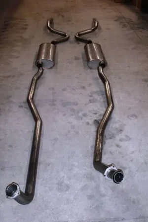 Chevrolet Chevelle Stainless Works Exhaust System - Dual Muffler without Resonator - CV69BB0S Best Seller