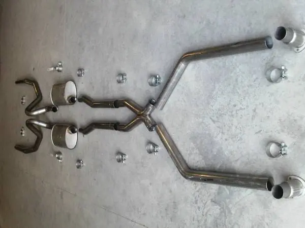 Chevrolet Chevelle Stainless Works Hot Rod Exhaust System - CV6667X Luxury