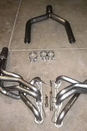 Free Delivery Chevrolet Corvette Stainless Works Header & Exhaust System - C48591