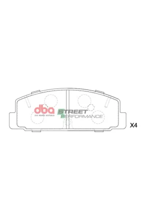 DBA 84-95 Mazda RX-7 SP Performance Rear Brake Pads Professional Grade