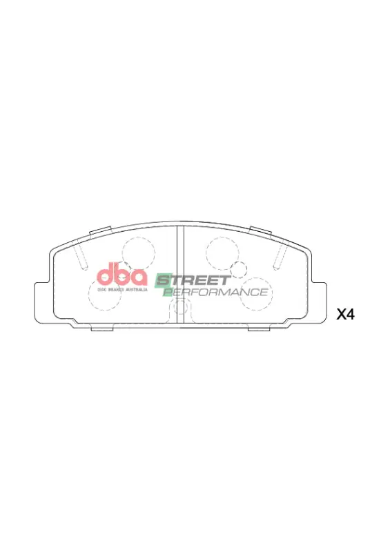 DBA 84-95 Mazda RX-7 SP Performance Rear Brake Pads Professional Grade