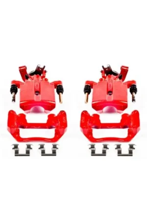 Deal Power Stop 05-08 Chevrolet Cobalt Rear Red Calipers w/Brackets - Pair — PMD Premier Motoring Development