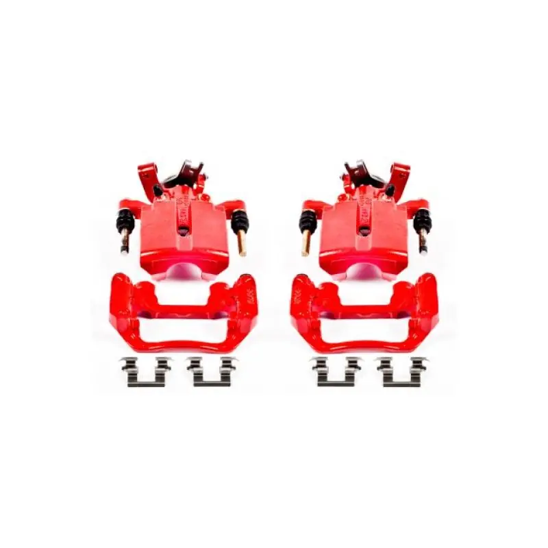 Deal Power Stop 05-08 Chevrolet Cobalt Rear Red Calipers w/Brackets - Pair — PMD Premier Motoring Development