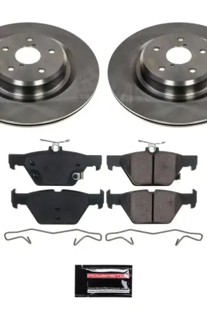 Authentic Power Stop 19-20 Subaru Ascent Rear Semi-Coated Rotor Kit — PMD Premier Motoring Development