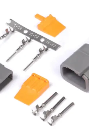 Haltech Matching Set of Deutsch DTM-3 Connectors 7.5 Amp Plug & Pins — PMD Premier Motoring Development Warranty Included