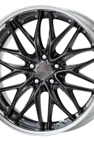 Professional Grade Work Schwert Quell 5x115 19x9.5+38 A Disk Brilliant Silver Black