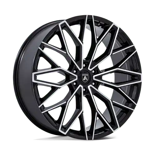Asanti Black AB050 MOGUL 6 6X135 24x10 +30 GLOSS BLACK W/ MACHINED FACE Deal