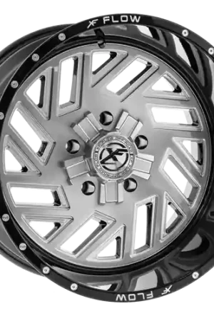 XFX Flow XFX-304 5x127/5x139.7 26x14 -76 Brushed & Milled With Black Lip Free Delivery